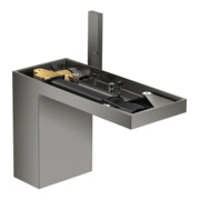 hansgrohe Waschtisch-Einhebelmischer 110 Axor MyEdition A 150mm, m Pus-Op-Abl, o Pl, pol. bla vc
