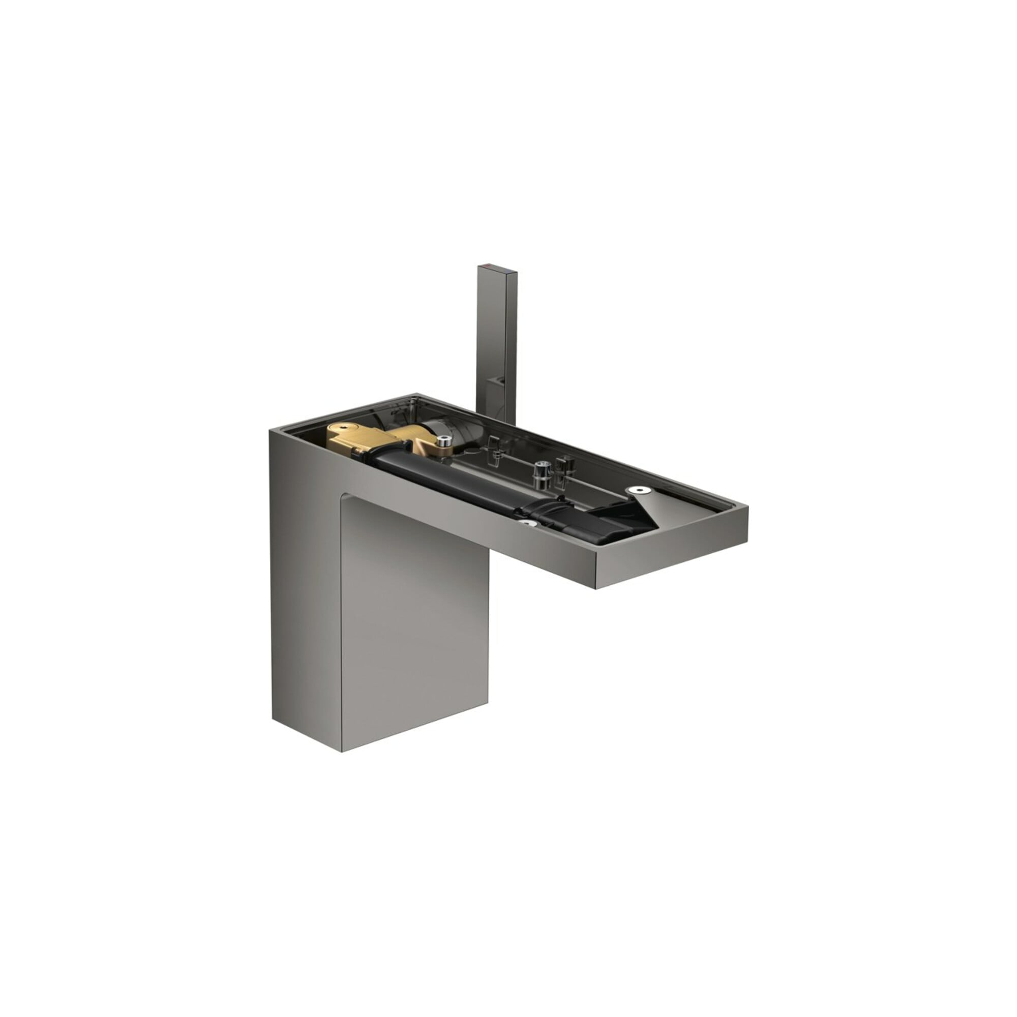 hansgrohe Waschtisch-Einhebelmischer 110 Axor MyEdition A 150mm, m Pus-Op-Abl, o Pl, pol. bla vc