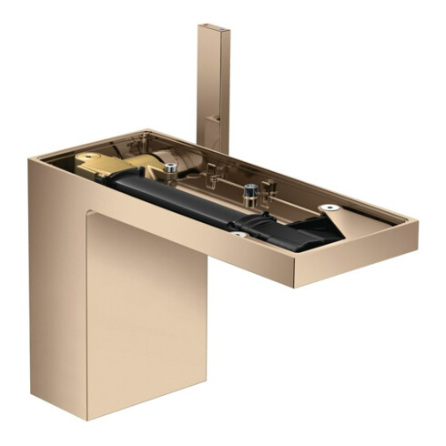hansgrohe Waschtisch-Einhebelmischer 110 Axor MyEdition A 150mm, m Pus-Op-Abl, o Pl., pol. r gol