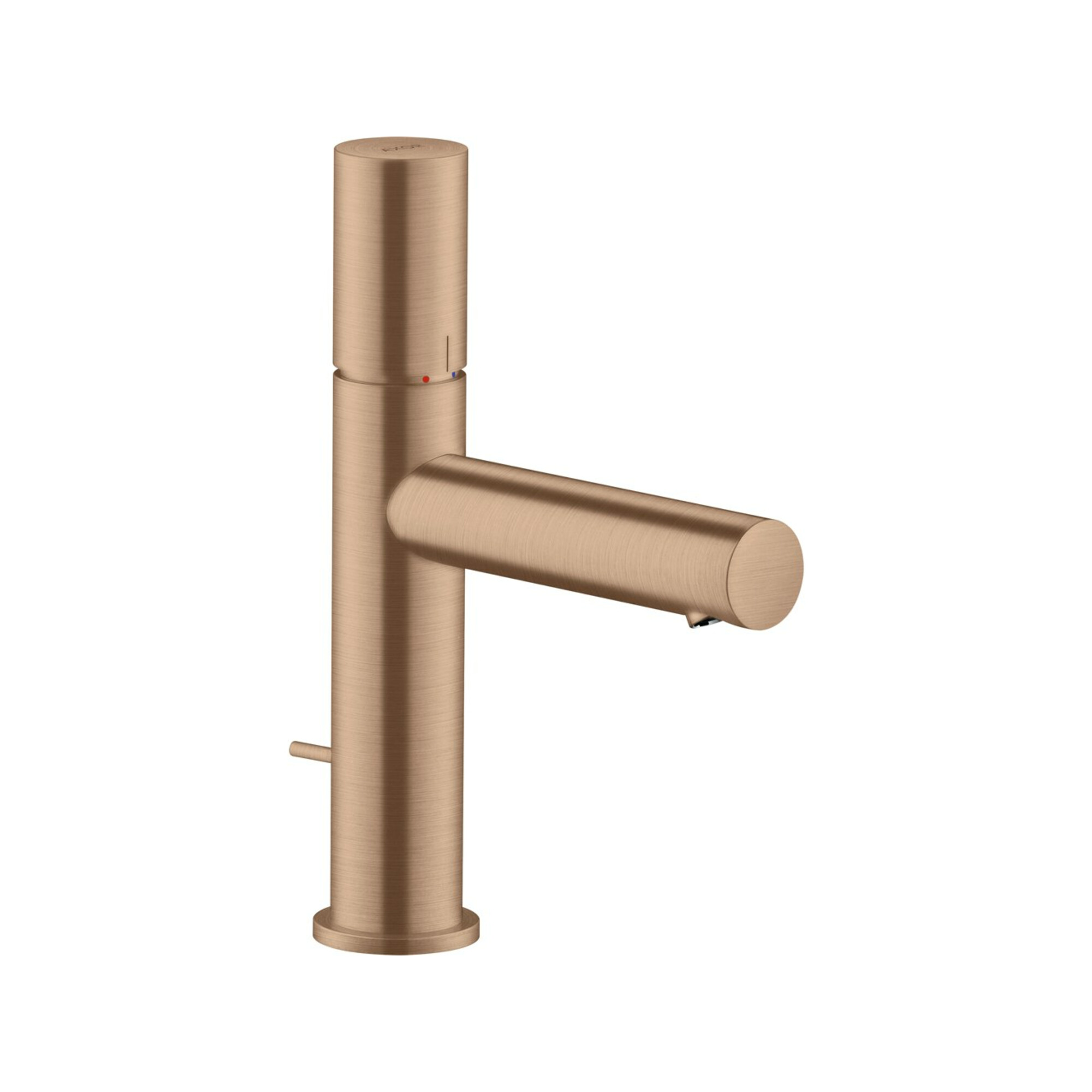 hansgrohe Waschtisch-Einhebelmischer 110 Axor Uno A 123mm, m Griff, ZugstAblGar, b r gol