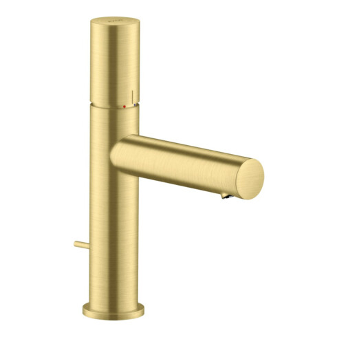 hansgrohe Waschtisch-Einhebelmischer 110 Axor Uno A 123mm, m Griff, ZugstAblGar, brush. br