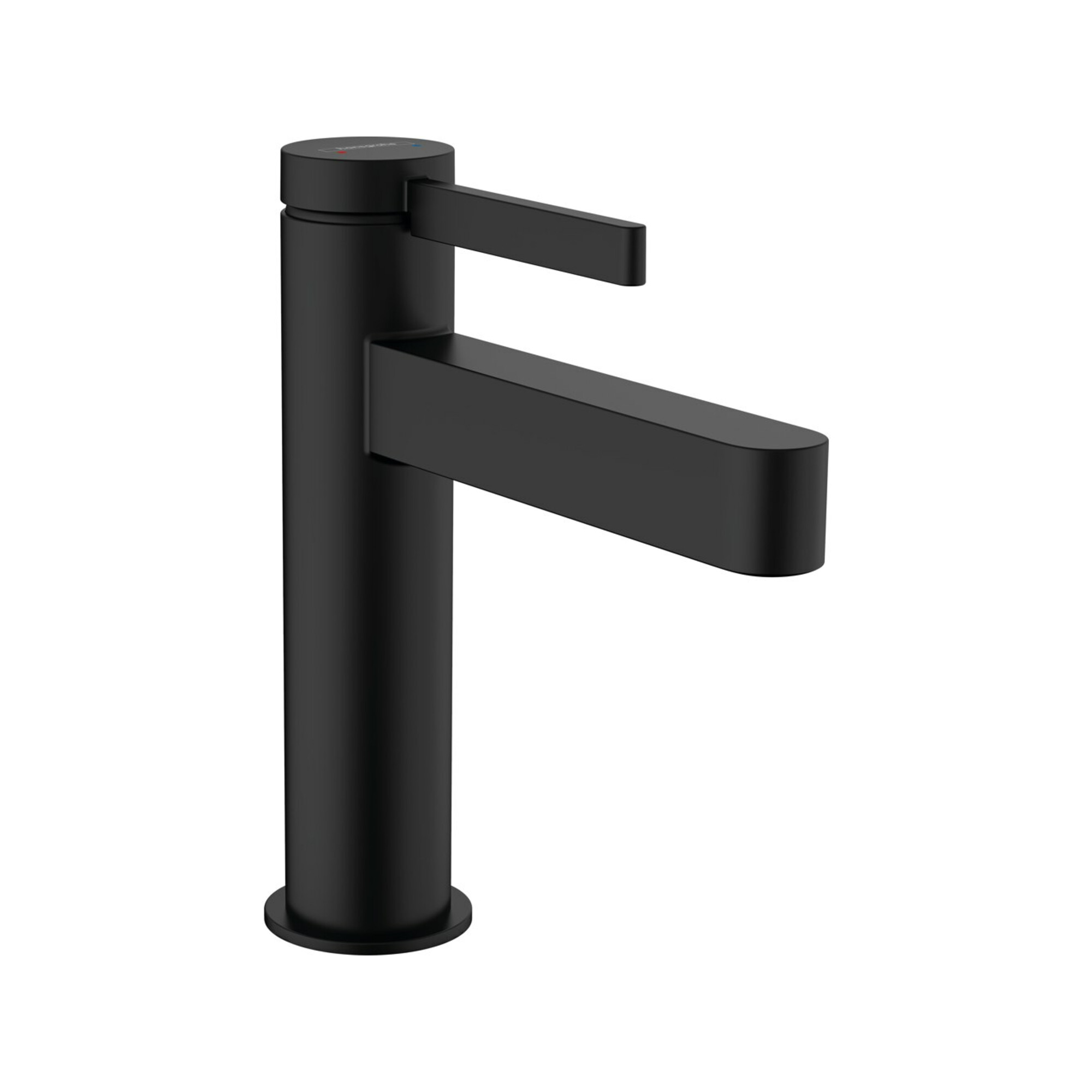hansgrohe Waschtisch-Einhebelmischer 110 Finoris m Zugst.Abl.Gar., schwarz matt