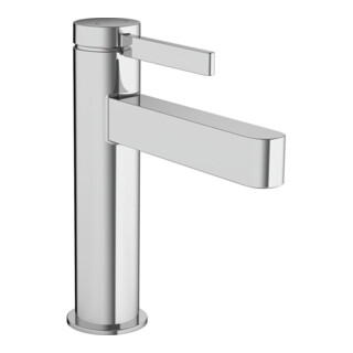 hansgrohe Waschtisch-Einhebelmischer 110 Finoris mit Push-Open-Ablaufgarnitur, chrom