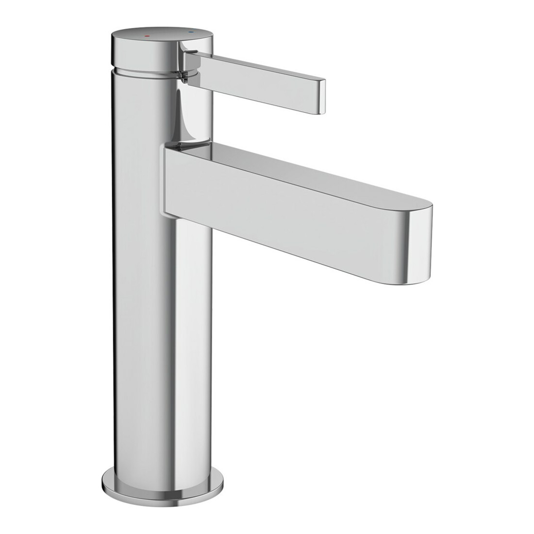 hansgrohe Waschtisch-Einhebelmischer 110 Finoris mit Push-Open-Ablaufgarnitur, chrom