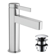 hansgrohe Waschtisch-Einhebelmischer 110 Finoris mit Push-Open-Ablaufgarnitur, chrom-3