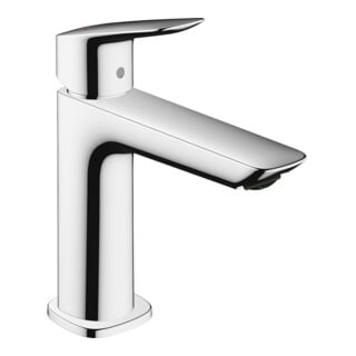 hansgrohe Waschtisch-Einhebelmischer 110 Logis F mit Push-Open-Ablaufgarnitur, chrom