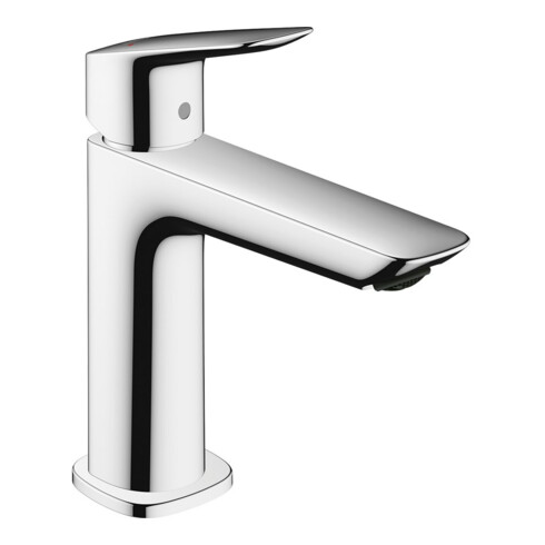 hansgrohe Waschtisch-Einhebelmischer 110 Logis F mit Zugstangen-Ablaufgarnitur, chrom