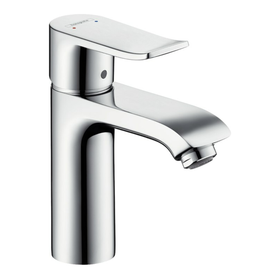hansgrohe Waschtisch-Einhebelmischer 110 Metris EcoSm. + ohne Ablaufgarnitur, 3,5 l/min, chrom