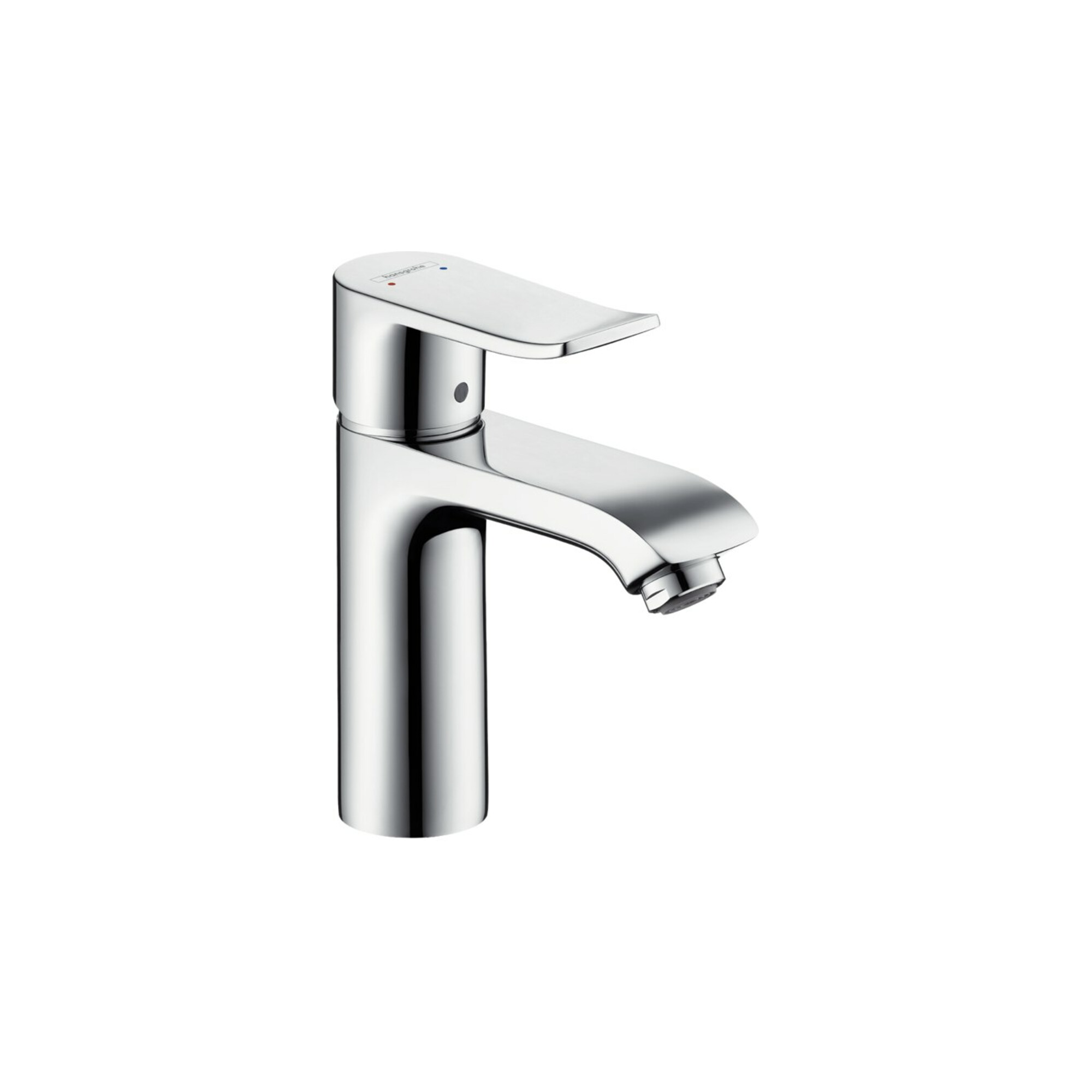 hansgrohe Waschtisch-Einhebelmischer 110 Metris ND, f off WW-Bere, m Zugst.Abl.Gar., chr