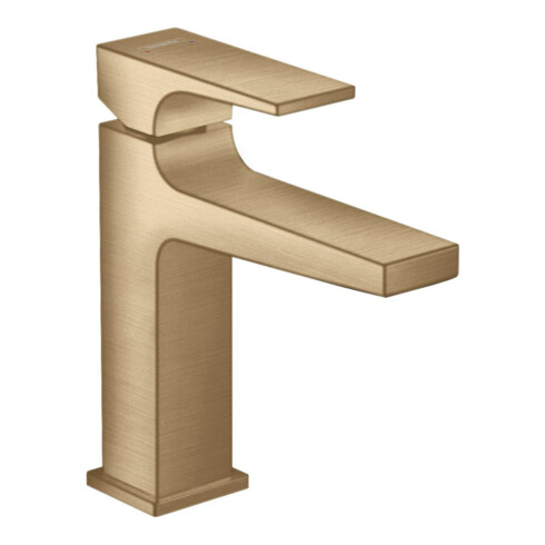 hansgrohe Waschtisch-Einhebelmischer 110 Metropol m HG, Pus-Op-Abl, A 135mm, brush. bron
