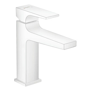 hansgrohe Waschtisch-Einhebelmischer 110 Metropol m HG, Pus-Op-Abl, Ausl. 135mm, m.-we