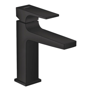 hansgrohe Waschtisch-Einhebelmischer 110 Metropol m HG, Pus-Op-Abl, Ausl. 135mm, matt-sw
