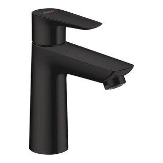 hansgrohe Waschtisch-Einhebelmischer 110 Talis E CoolSt m Zugstangen-Ablaufgarnitur, mattschwarz