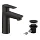hansgrohe Waschtisch-Einhebelmischer 110 Talis E CoolSt m Zugstangen-Ablaufgarnitur, mattschwarz-2