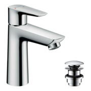 hansgrohe Waschtisch-Einhebelmischer 110 Talis E mit Push-Open-Ablaufgarnitur, chrom-4