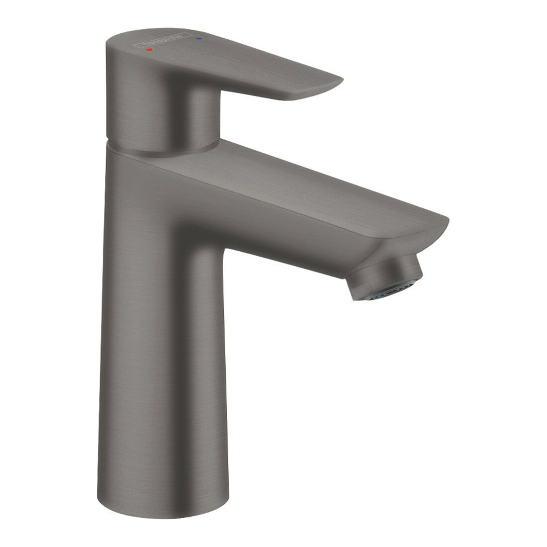 hansgrohe Waschtisch-Einhebelmischer 110 Talis E o. Ablaufgarnitur, brushed black chrome
