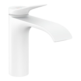 hansgrohe Waschtisch-Einhebelmischer 110 Vivenis CoolSt ohne Zugstangen-Ablaufgarnitur, mattweiß
