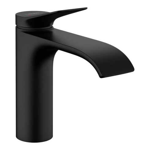hansgrohe Waschtisch-Einhebelmischer 110 Vivenis m Zugst.Abl.Gar., schwarz matt