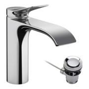 hansgrohe Waschtisch-Einhebelmischer 110 Vivenis mit Zugstangen-Ablaufgarnitur, chrom-4