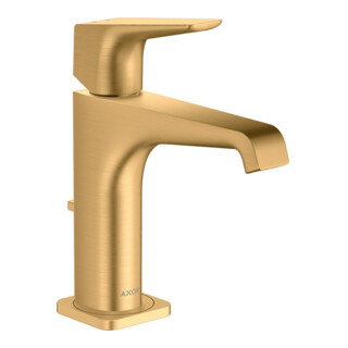 hansgrohe Waschtisch-Einhebelmischer 130 Axor Citterio E A 143mm, m HG Zugst.Abl.Gar., brush. br