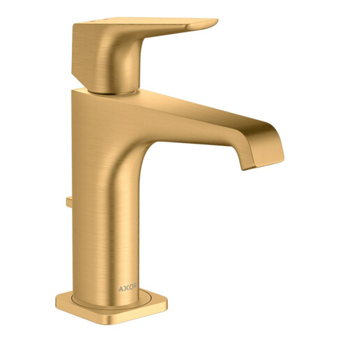 hansgrohe Waschtisch-Einhebelmischer 130 Axor Citterio E A 143mm, m HG Zugst.Abl.Gar., brush. br