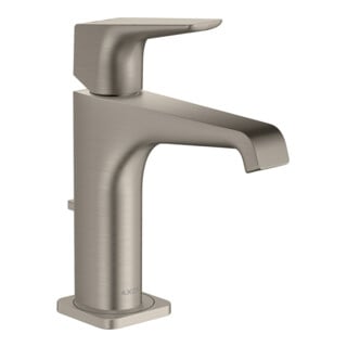 hansgrohe Waschtisch-Einhebelmischer 130 Axor Citterio E A 143mm, m HG ZugstAblGar, Edelstahl-Optik
