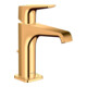 hansgrohe Waschtisch-Einhebelmischer 130 Axor Citterio E A 143mm, m HG ZugstAblGar, pol. gol opt-1
