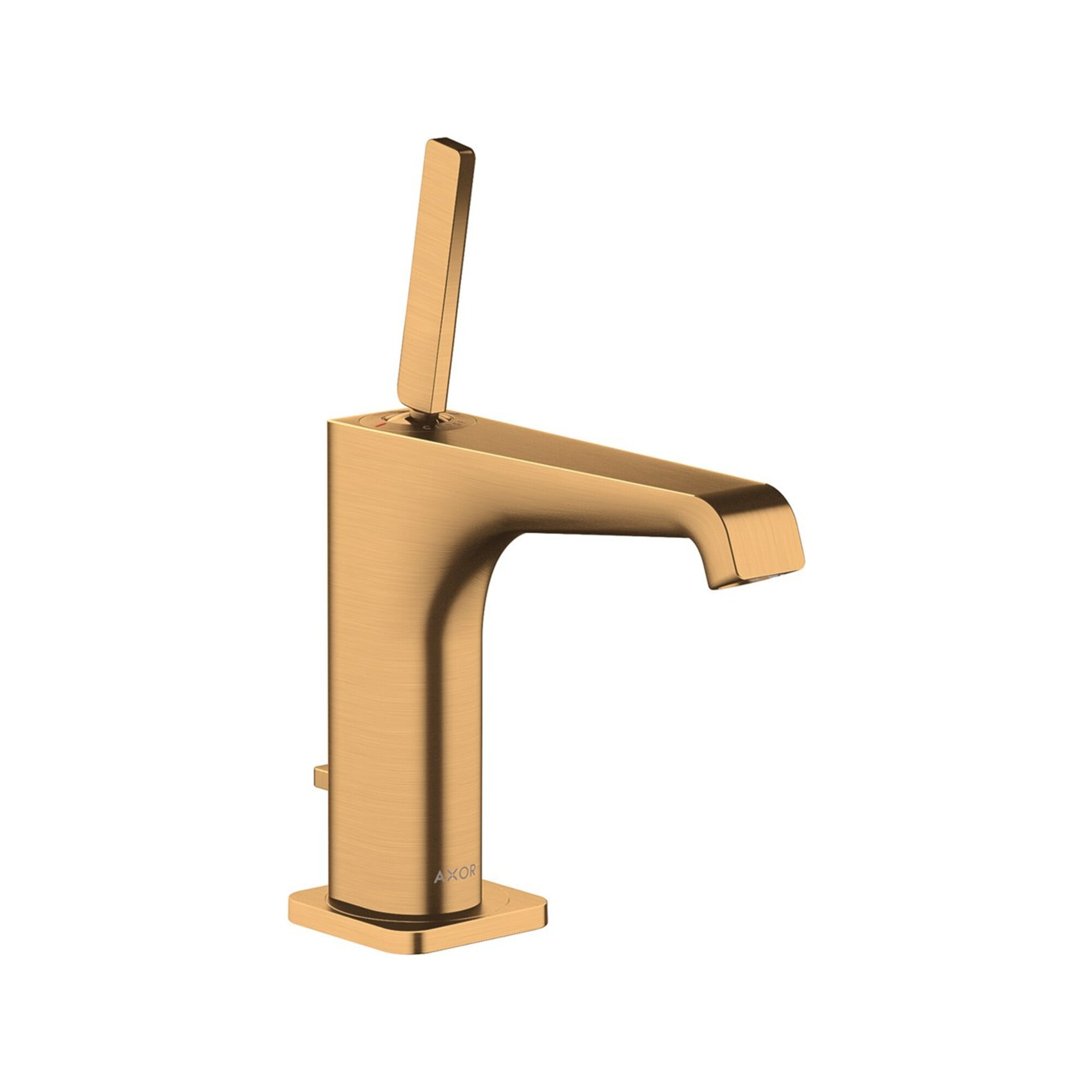 hansgrohe Waschtisch-Einhebelmischer 130 Axor Citterio E A 143mm, m Pin-Griff, ZugstAblGar, b g o