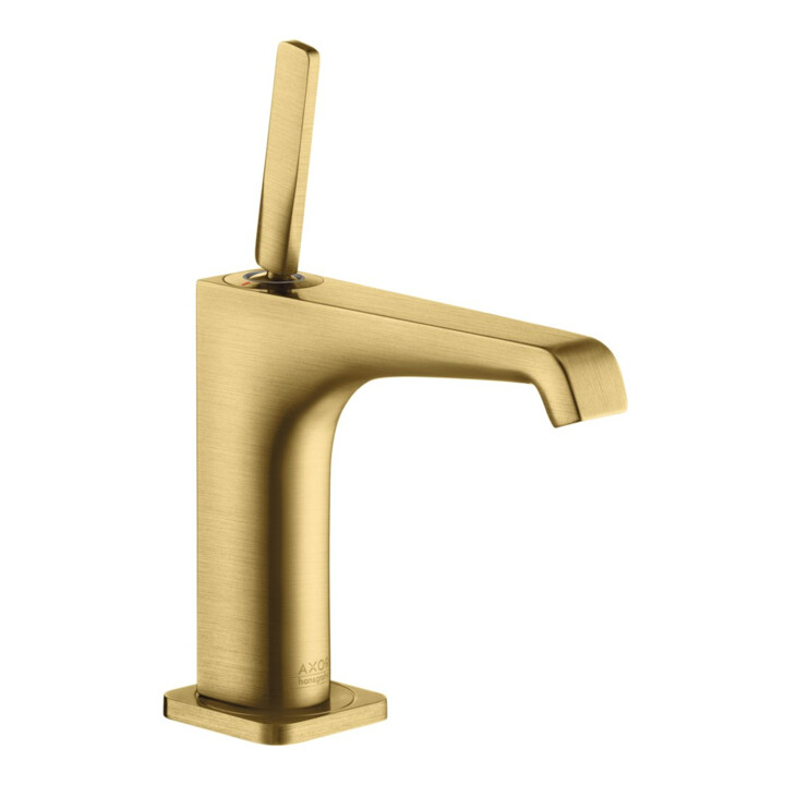 hansgrohe Waschtisch-Einhebelmischer 130 Axor Citterio E A 143mm, m Pin-Griff, ZugstAblGar, b g o