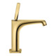 hansgrohe Waschtisch-Einhebelmischer 130 Axor Citterio E A 143mm, m Pin-Griff, ZugstAblGar, po g-5