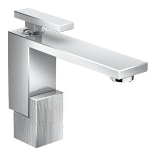 hansgrohe Waschtisch-Einhebelmischer 130 Axor Edge Ausladung 160mm, Diamantschliff, chrom