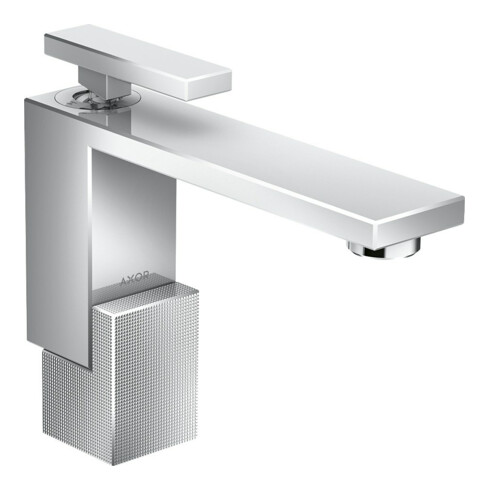 hansgrohe Waschtisch-Einhebelmischer 130 Axor Edge Ausladung 160mm, Diamantschliff, chrom