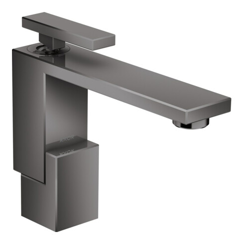 hansgrohe Waschtisch-Einhebelmischer 130 Axor Edge Ausladung 160mm, polished black chrome