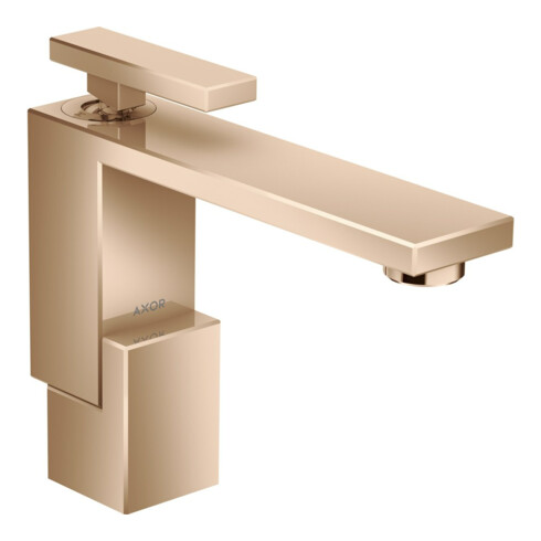 hansgrohe Waschtisch-Einhebelmischer 130 Axor Edge Ausladung 160mm, polished red gold