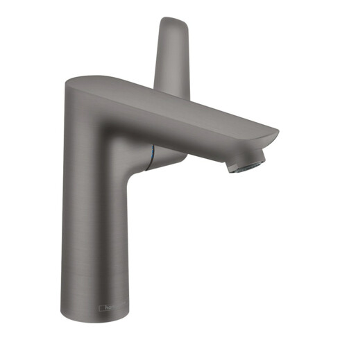 hansgrohe Waschtisch-Einhebelmischer 150 Talis E m Zugst.Abl.Gar., brushed black chrome