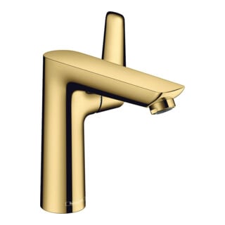 hansgrohe Waschtisch-Einhebelmischer 150 Talis E m Zugst.Abl.Gar., polished gold optic