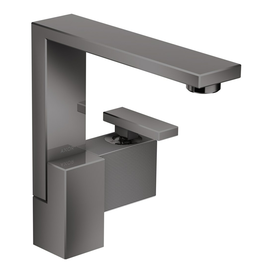 hansgrohe Waschtisch-Einhebelmischer 190 Axor Edge Ausl. 175mm, Diamantschl., pol. bla vc