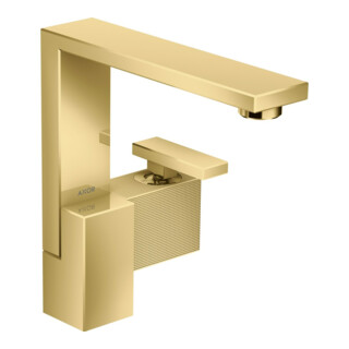 hansgrohe Waschtisch-Einhebelmischer 190 Axor Edge Ausl. 175mm, Diamantschl., pol. gol opt