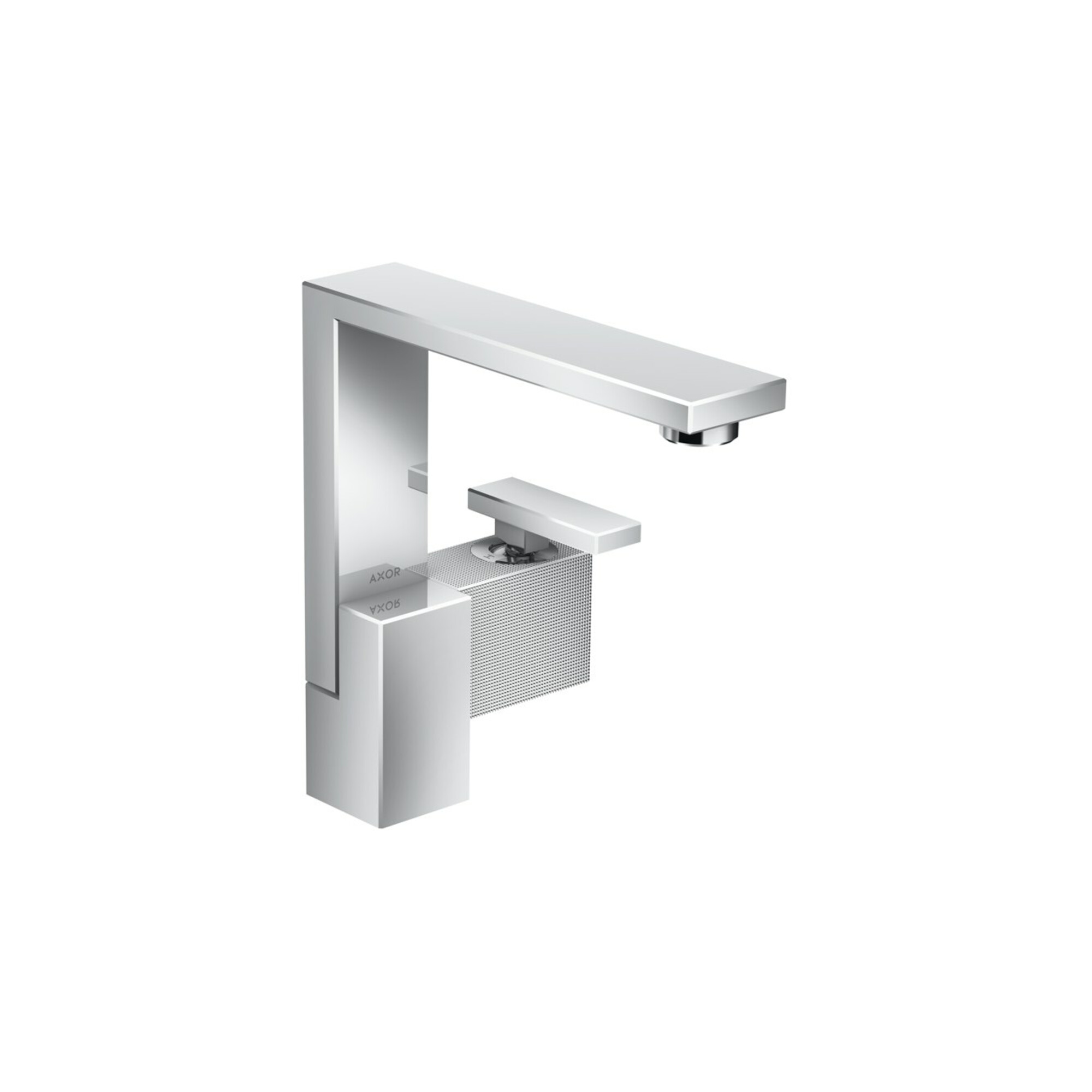 hansgrohe Waschtisch-Einhebelmischer 190 Axor Edge Ausladung 175mm, Diamantschliff, chrom