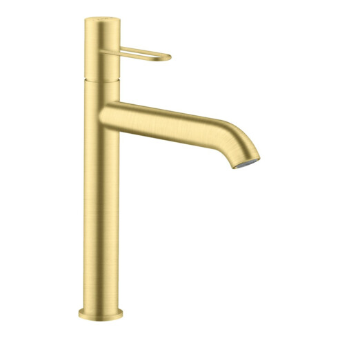 hansgrohe Waschtisch-Einhebelmischer 190 Axor Uno A 201mm, unver Abl., m Bü-G, brush. br