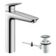 hansgrohe Waschtisch-Einhebelmischer 190 Logis mit Zugstangen-Ablaufgarnitur, chrom-4
