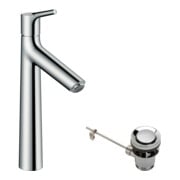 hansgrohe Waschtisch-Einhebelmischer 190 Talis S mit Zugstangen-Ablaufgarnitur, chrom-3