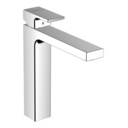 hansgrohe Waschtisch-Einhebelmischer 190 Vernis Shape m Met.-Zugstangen-Ablaufgarnitur, chrom