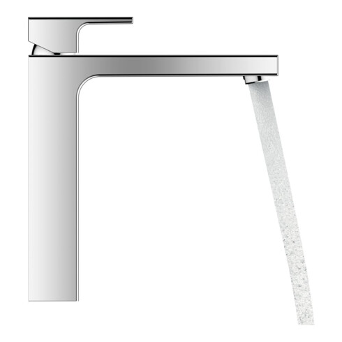 hansgrohe Waschtisch-Einhebelmischer 190 Vernis Shape mit Zugstangen-Ablaufgarnitur, chrom