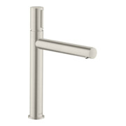 hansgrohe Waschtisch-Einhebelmischer 200 Axor Uno Sel. A 198mm, unver Abl.garn, Edelstahl-Optik