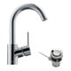hansgrohe Waschtisch-Einhebelmischer 200 Talis S m Schwenkausl., Zugst.Abl.Gar., chrom-3