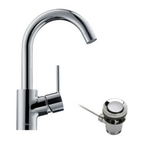 hansgrohe Waschtisch-Einhebelmischer 200 Talis S m Schwenkausl., Zugst.Abl.Gar., chrom