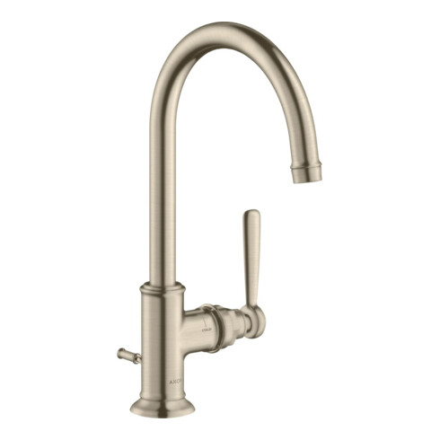 hansgrohe Waschtisch-Einhebelmischer 210 Axor Montreux A 175mm, m Zugst.Abl.Gar., brush. ni.