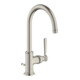 hansgrohe Waschtisch-Einhebelmischer 210 Axor Montreux A 175mm, m Zugst.Abl.Gar., Edelstahl-Optik-1