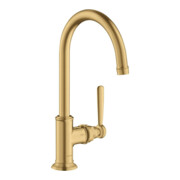 hansgrohe Waschtisch-Einhebelmischer 210 Axor Montreux A 175mm, unver Abl.garn, brush. gol opt